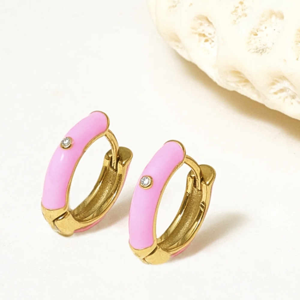 NWT Summer Huggie Hoops